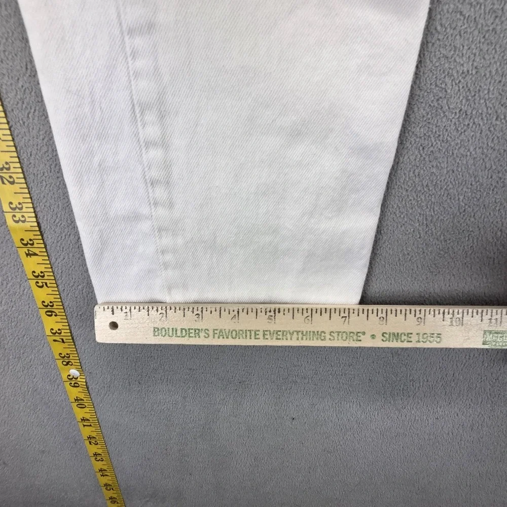 VTG Levis 505 Jeans Mens White Made‎ In USA Fits 27x29